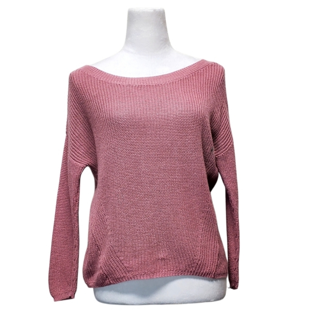 Express Mauve Crew Neck Sweater